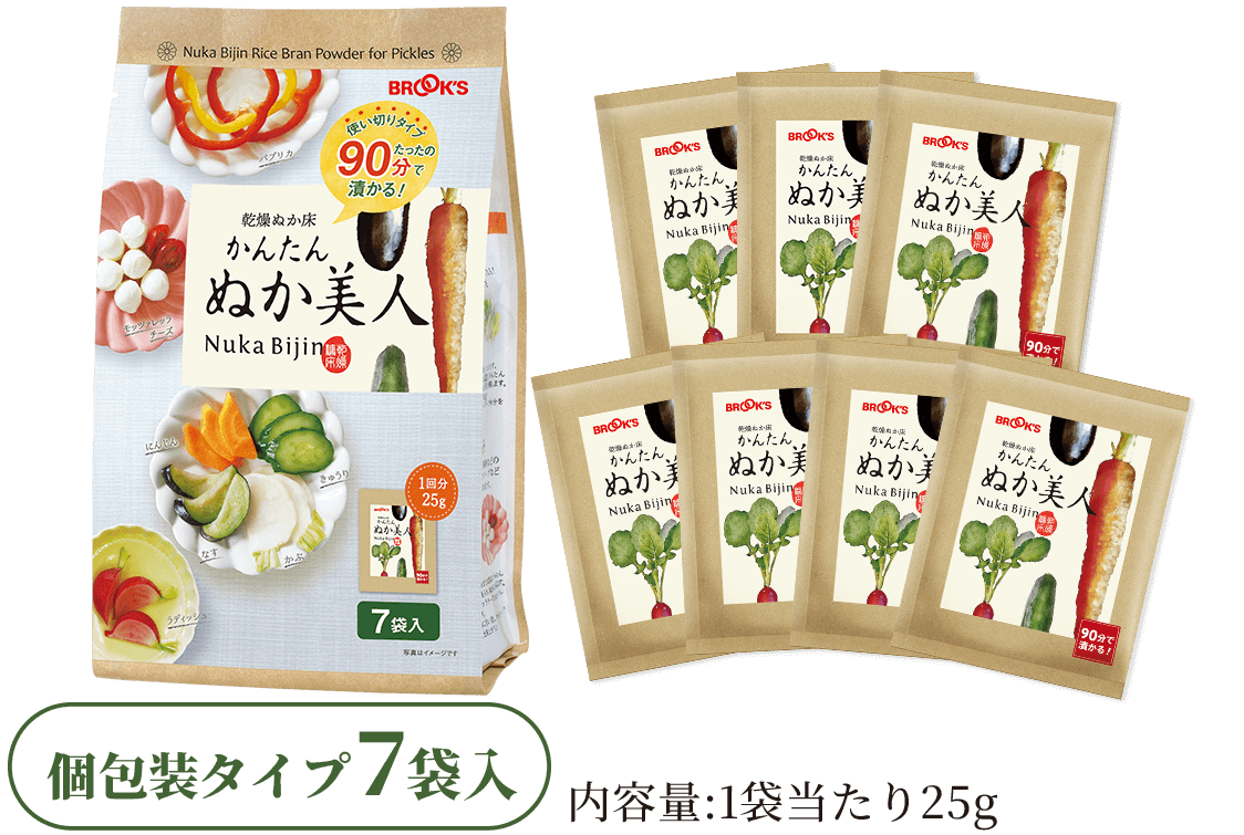 【春夏特価】かんたん ぬか美人 7袋