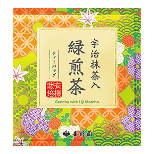 有機栽培 宇治抹茶入緑煎茶ティーバッグ30袋