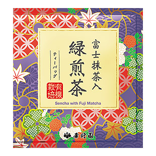 有機栽培 富士抹茶入緑煎茶ティーバッグ30袋