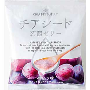 チアシード蒟蒻ゼリー ぶどう味