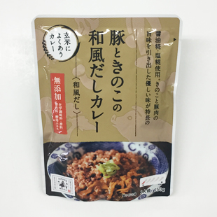 豚ときのこの和風だしカレー