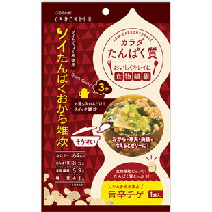 ソイたんぱくおから雑炊 旨辛チゲ