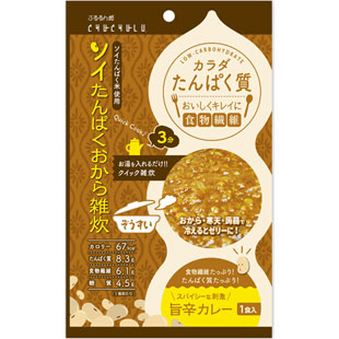 ソイたんぱくおから雑炊 旨辛カレー