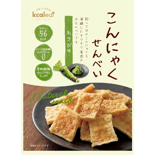 こんにゃくせんべい わさび味
