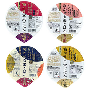寝かせ玄米ごはんパック4種セット