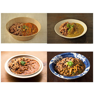 玄米によくあうカレー4種 お買得セット