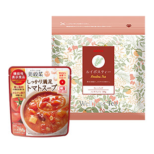 美穀菜トマトスープ&ルイボスティーセット