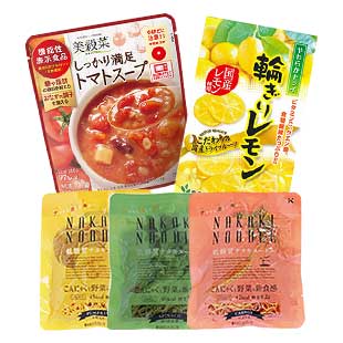 ちょい足し麺付き!トマトスープセット